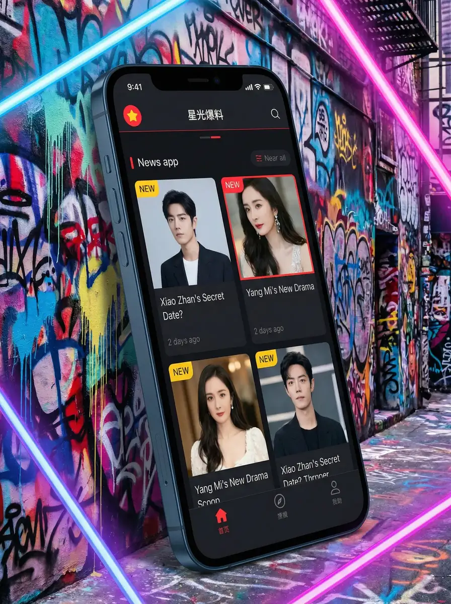 起草17ctv APP界面展示 - 掌上吃瓜神器